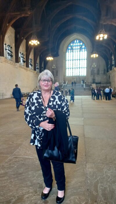 Maria Gabriele Doublesin at the House of Commons